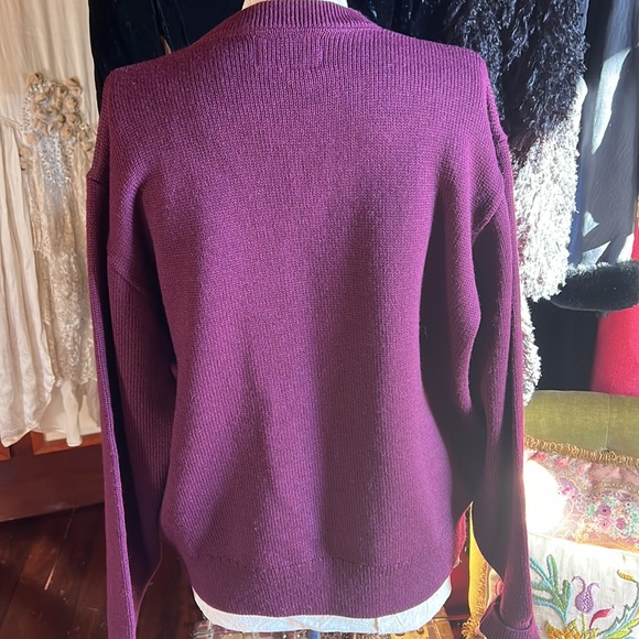 Vintage UNISEX Cheerleader Varsity Letterman Sweater 100% Wool - Picture 8 of 14